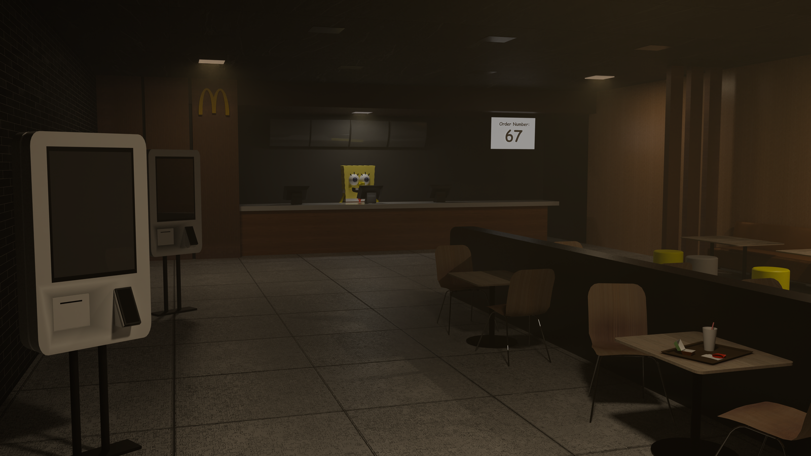 Late Night at McDonald's by Radny Asis Intino